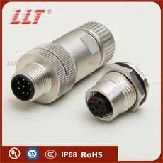 M12 metal assembly connector