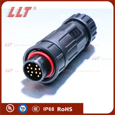 M19 assembled male connector male pin