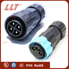 M25 assembled male connector male pin