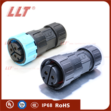 M25 assembled male connector female pin